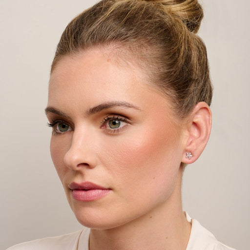 tiger tree silver ear ring