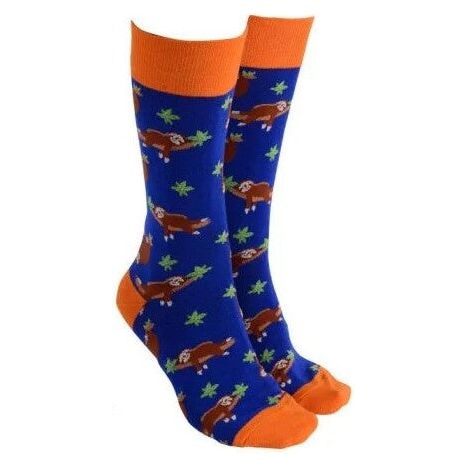 blue sloth socks