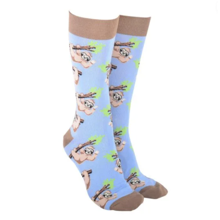 Sock Society Happy Sloths Blue
