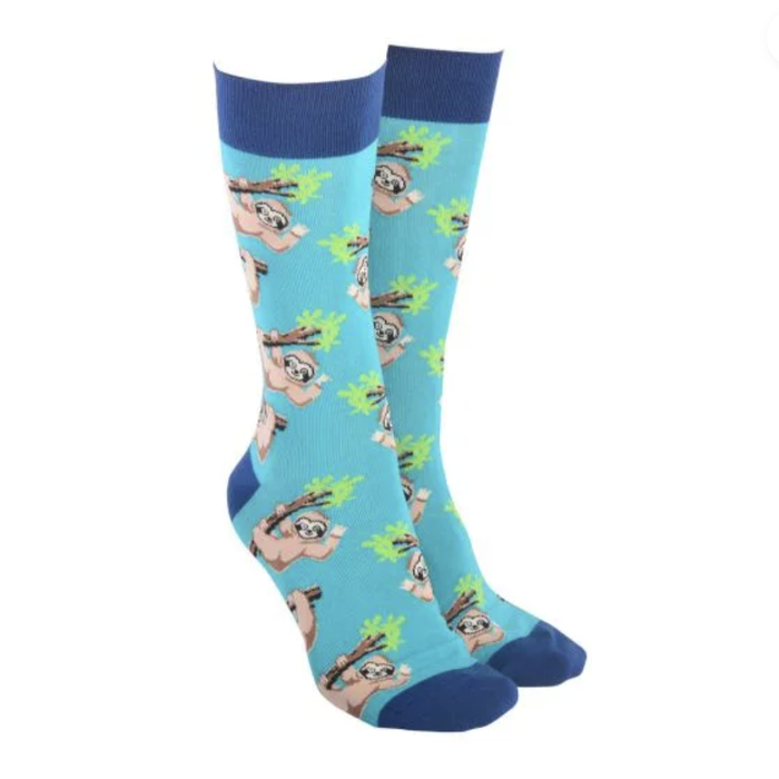 Sock Society Happy Sloths Teal