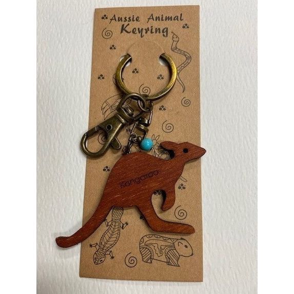 Aussie Animal Kangaroo Keyring