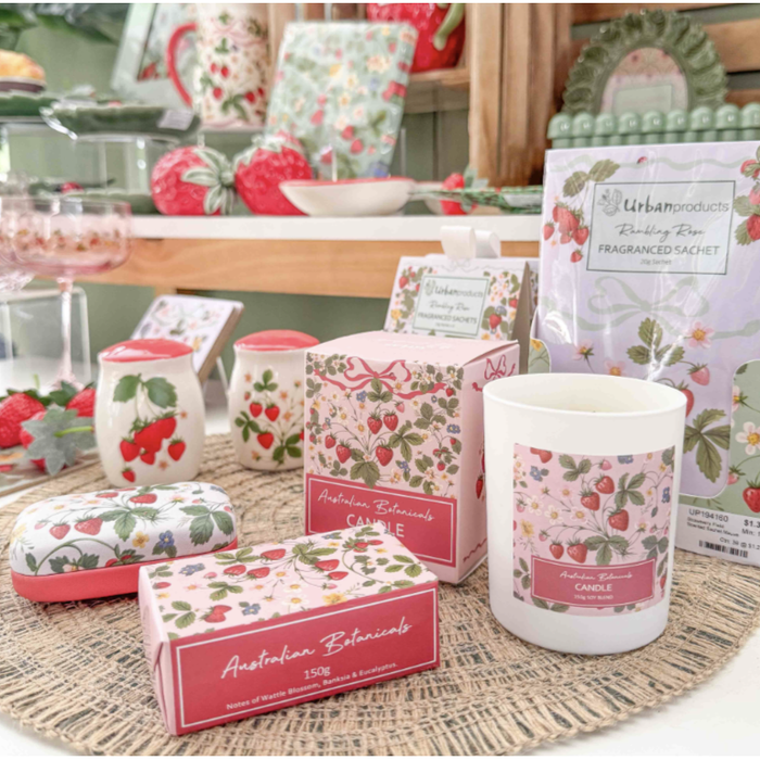 Strawberry Fields Mini Travel Case 9cm