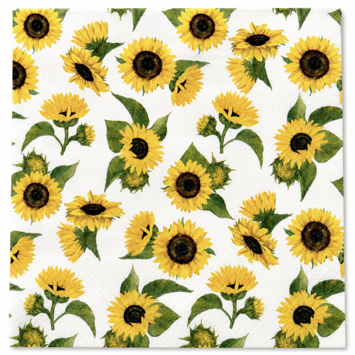 Sunflower Napkins Set of 20