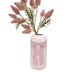 Pink vase with a bow design 