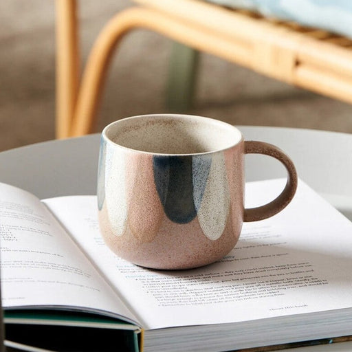tate blue stoneware mug for coffee