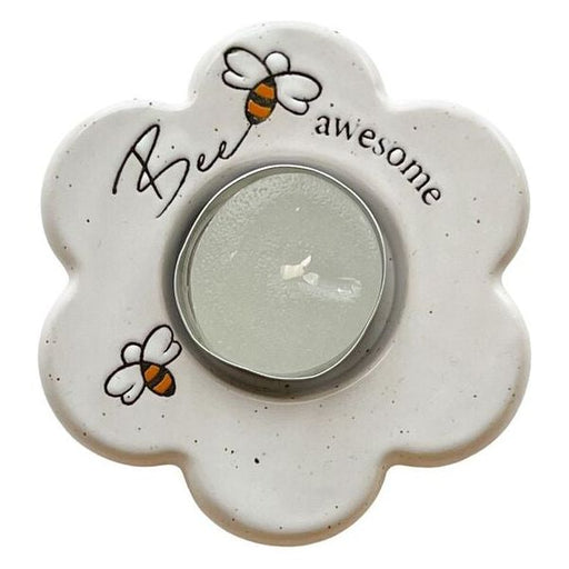 bee awesome tealight candle