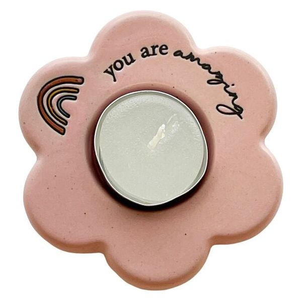 you are amazing tealight holder gift