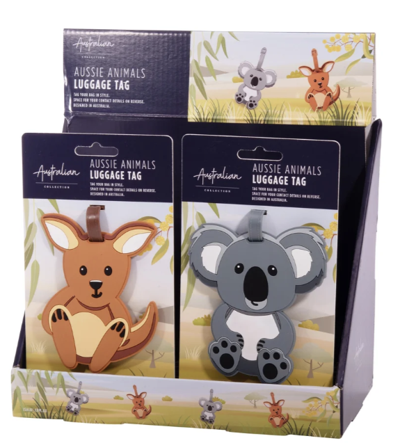 Cute Kangaroo Luggage Tag