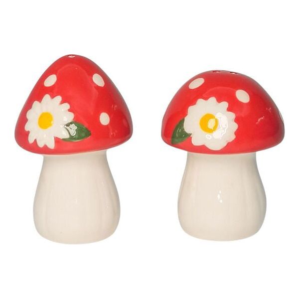 toadstool salt and pepper shakers