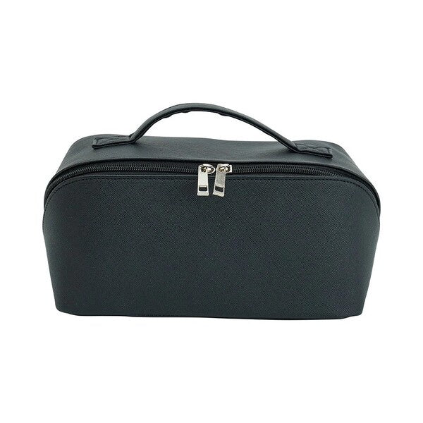 easy access toiletry bag black