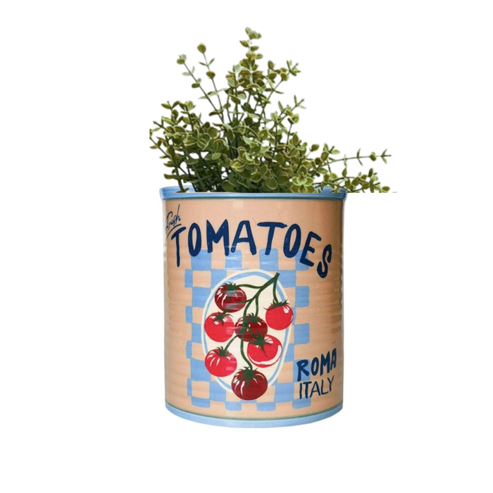 Fresh Tomatoes Can Planter 16cm