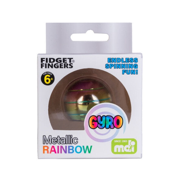 fidget spinner metallic rainbow ball