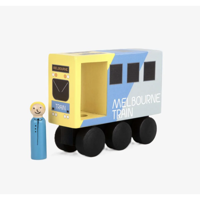 Iconic Wooden Melbourne Train Toy