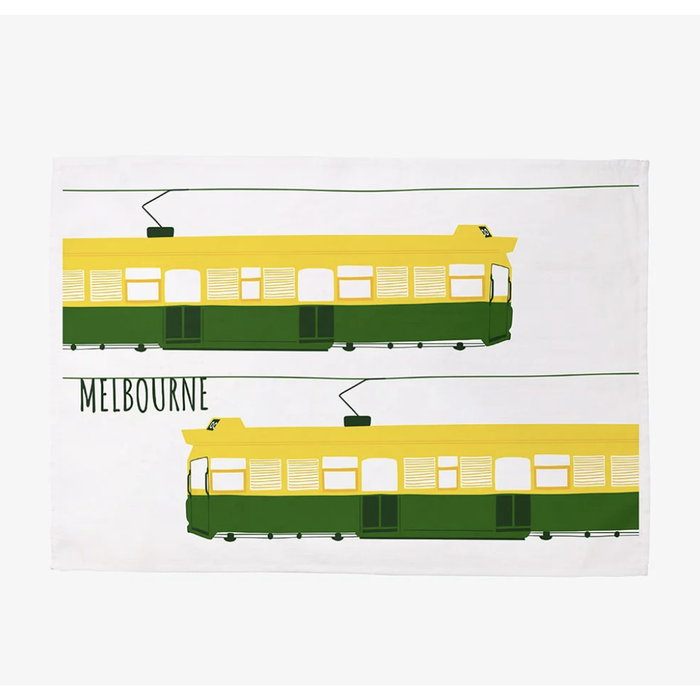 Iconic Melbourne Tram Tea Towel