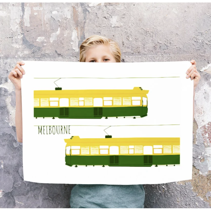 Iconic Melbourne Tram Tea Towel