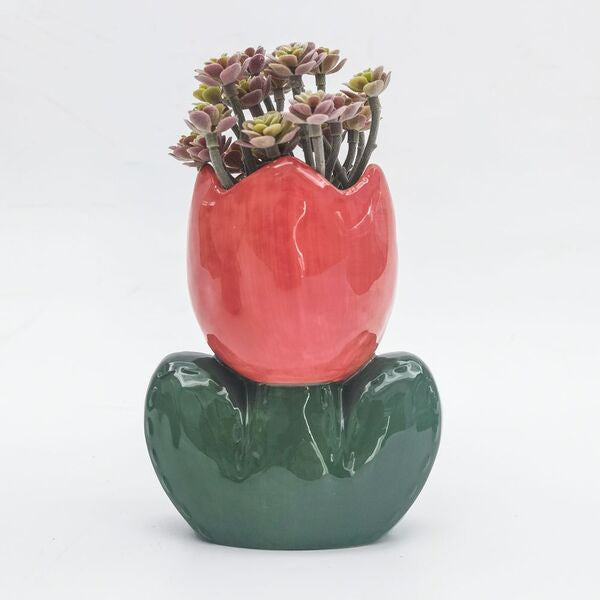 tulip vase home decor