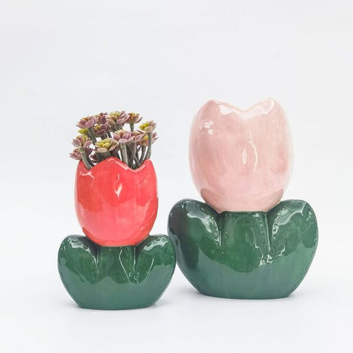 tulip vases for home