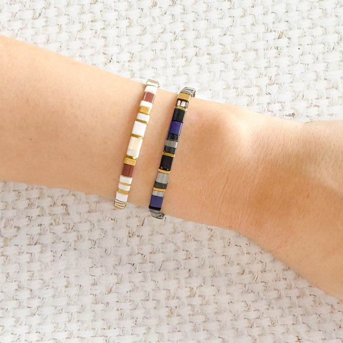 Journey Stretch Bracelet Bone