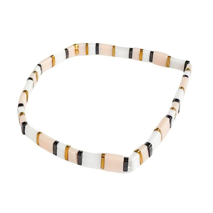 Journey Stretch Bracelet Black & White