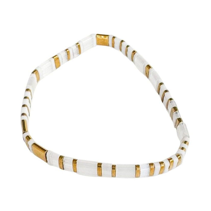 Journey Stretch Bracelet White