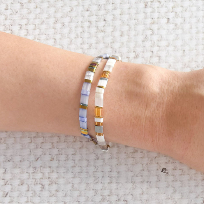 Journey Stretch Bracelet Amber