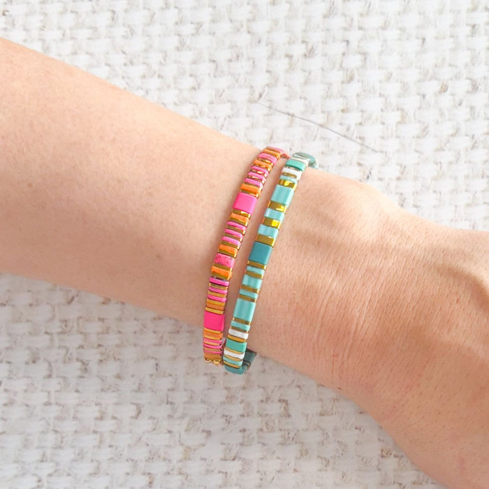 Journey Stretch Bracelet Turquoise