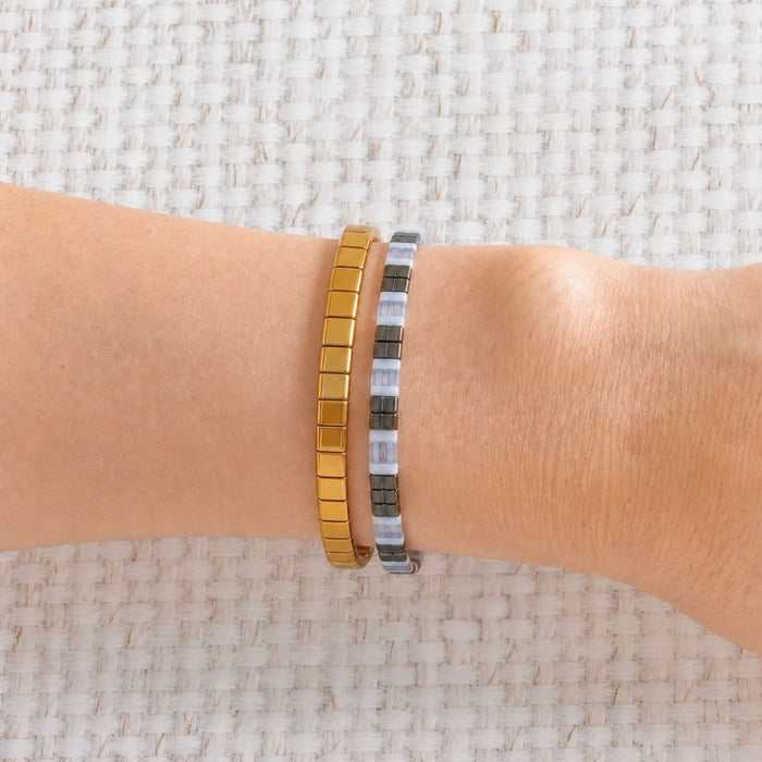 Journey Stretch Bracelet Gold