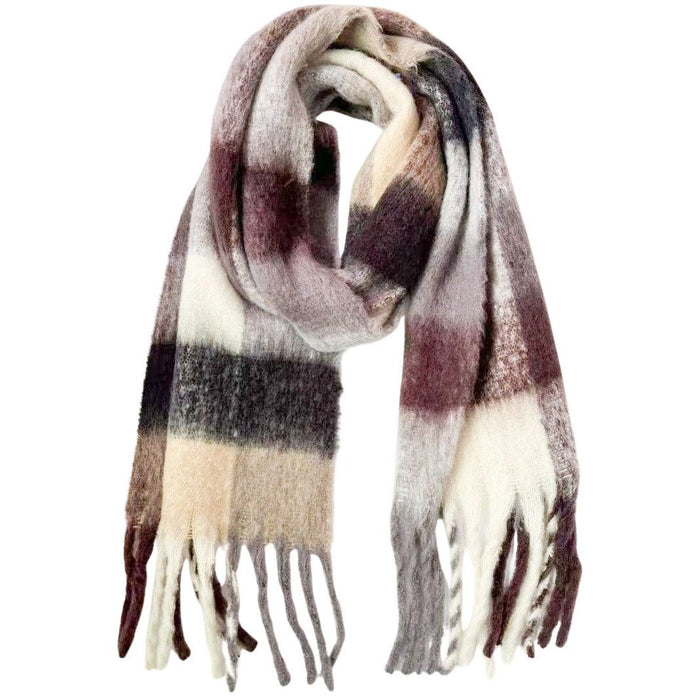 Quincey Black & White Scarf