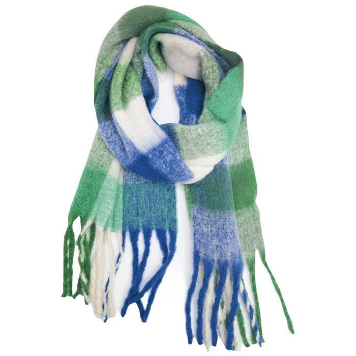 Quincey Blue & Green  Scarf