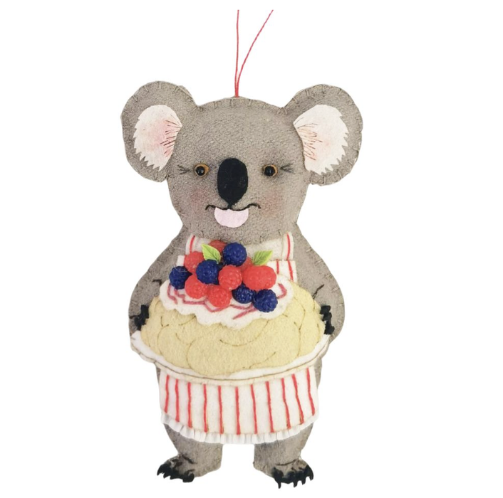 Koala Pavlova Hanging Decoration 13cm