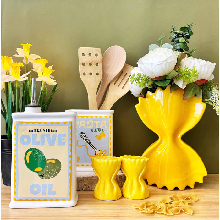 Olive Oil Cucina Oil Decanter White 17cm