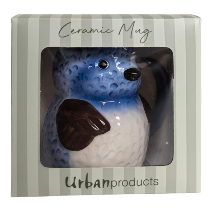 Blue Wren Mug Blue 10cm