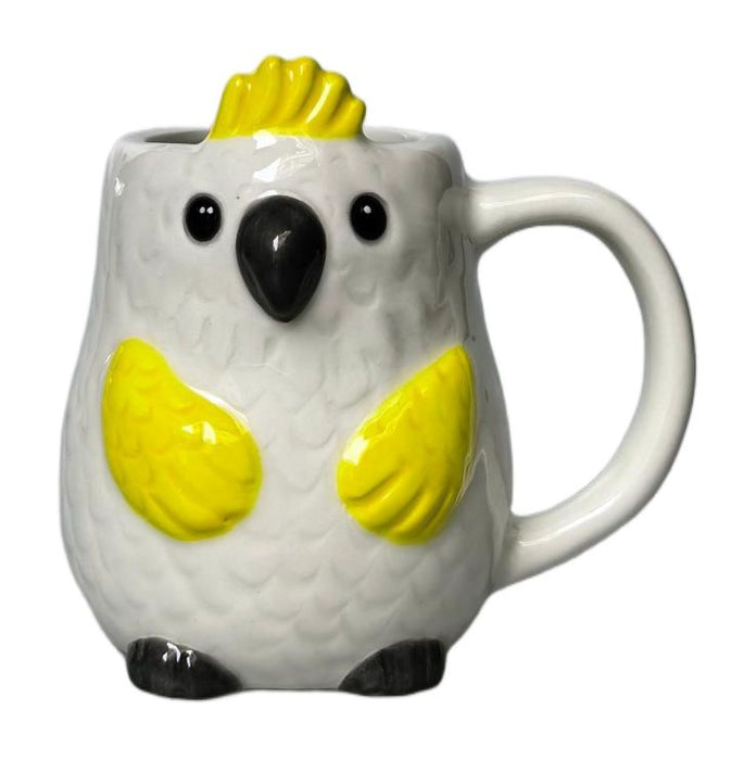 Cockatoo Mug White 10cm