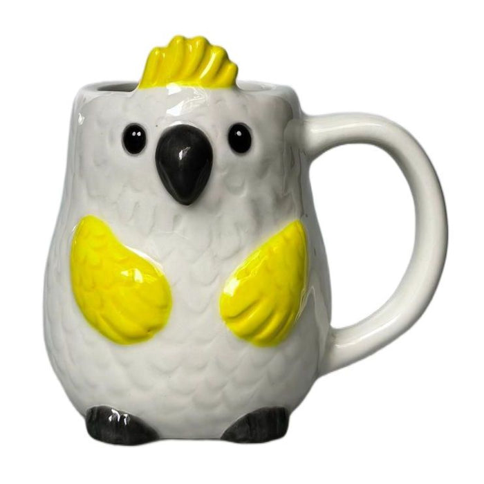 Cockatoo Mug White 10cm