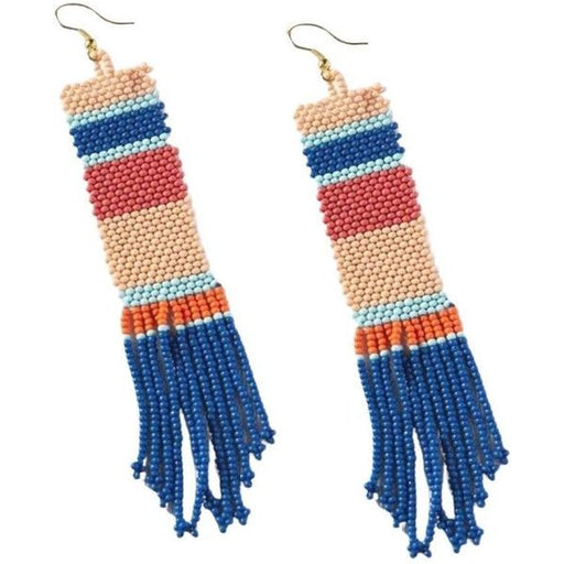 colourful beaded earrings on sale