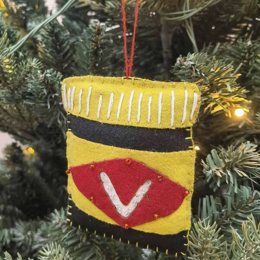vegemite jar australian souvenir christmas decoration