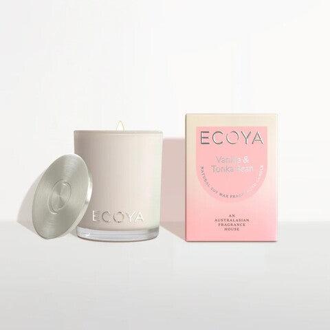 vailla and tonka bean ecoya candle