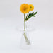 glass toadstool shaped small vase 