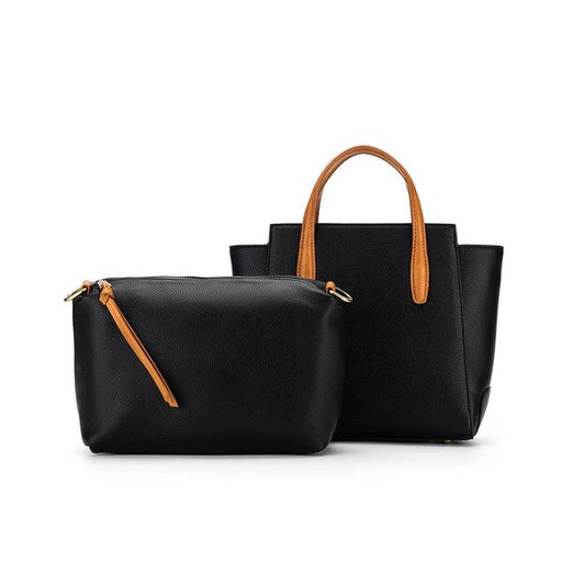 vienna black handbags set of two