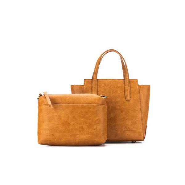 vienna tan handbag set of two bags