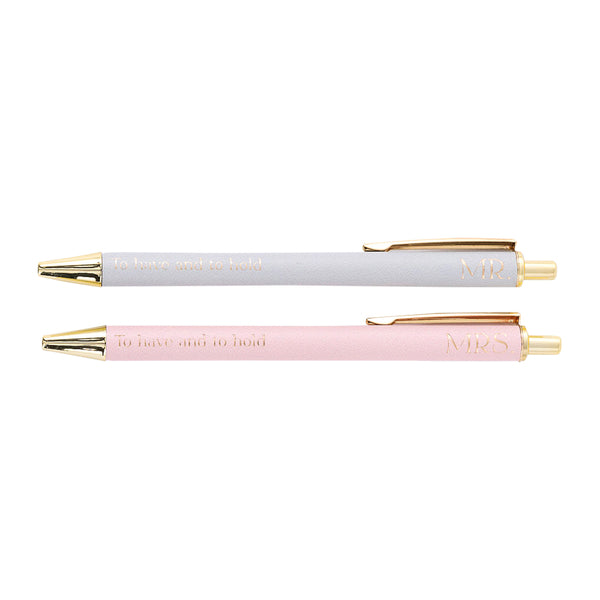 mr and mrs pen set wedding gift