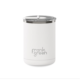 Frank Green 12oz Ceramic Coffee Cup with Hinge Lid Cloud