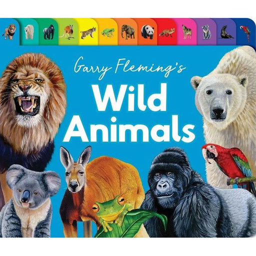 wild animals kids board book