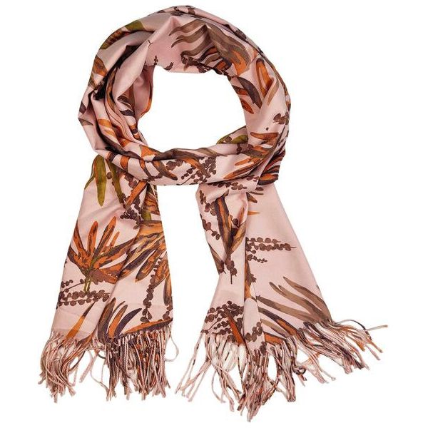 soft pink floral ladies scarf for every season