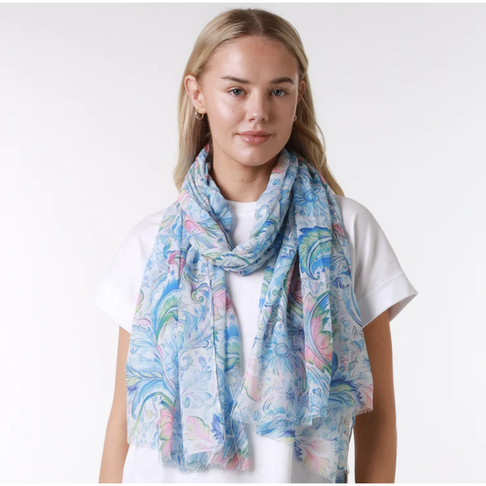Mandy Blue Scarf