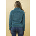 green soft fluffy winter jacket for ladies
