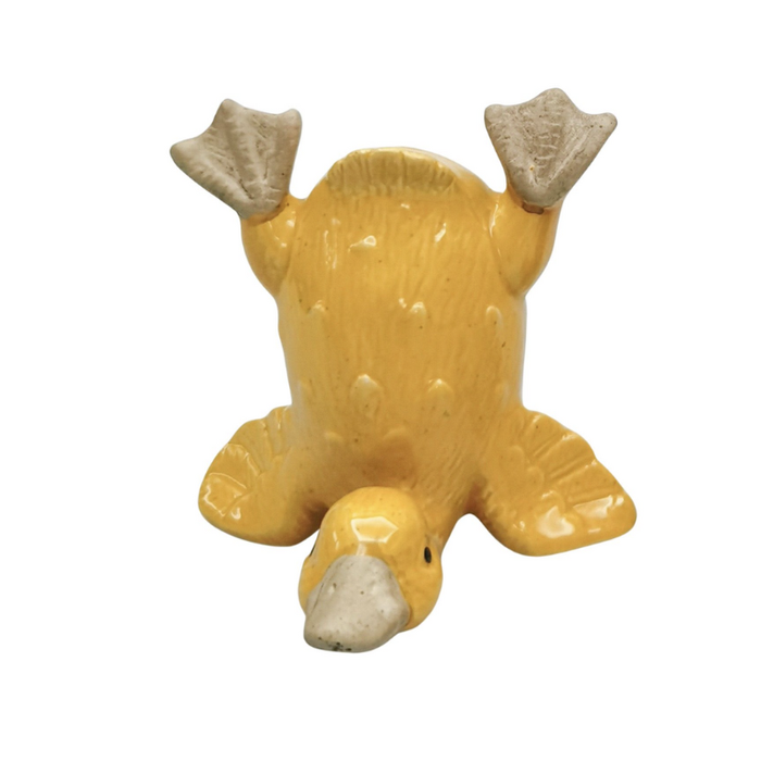 Quirky Duck Ornament Yellow 10cm