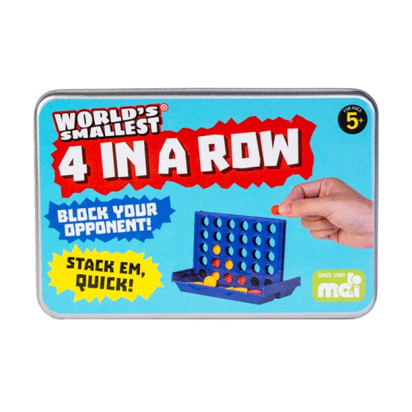 worlds smallest 4 in a row set connect four mini game