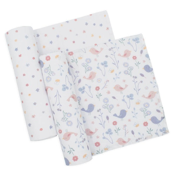 2 pack muslin wraps for baby