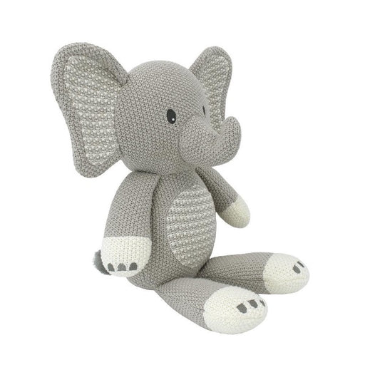 Mason the Elephant Grey Knitted Toy